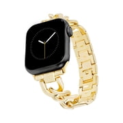 WITHit Gold Chain Bracelet for the Apple Watch , Unisex, Fits All Apple Watch  Series and Sizes