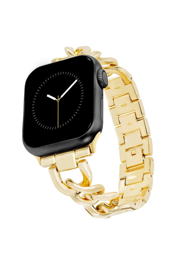 Gold Chain Bracelet for the Apple Watch, Unisex, Fits All Apple Watch Series and Sizes