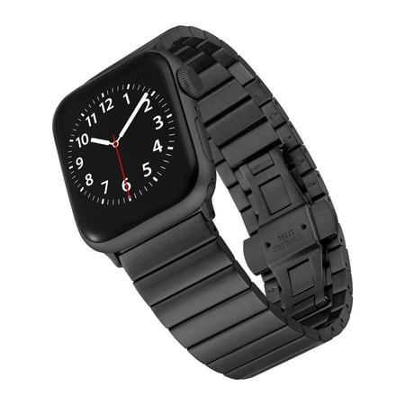 WITHit - Single Link Band for Apple Watch 42mm, 44mm and Series 7, 45mm - Space Gray