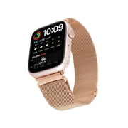 WITHit Starlight Stainless Steel Mesh Band for the Apple Watch®, Fits all Apple Watch® Series and Sizes, Unisex