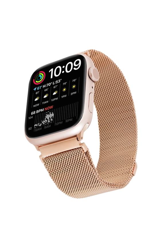 Starlight Stainless Steel Mesh Band for the Apple Watch®, Fits all Apple Watch® Series and Sizes, Unisex