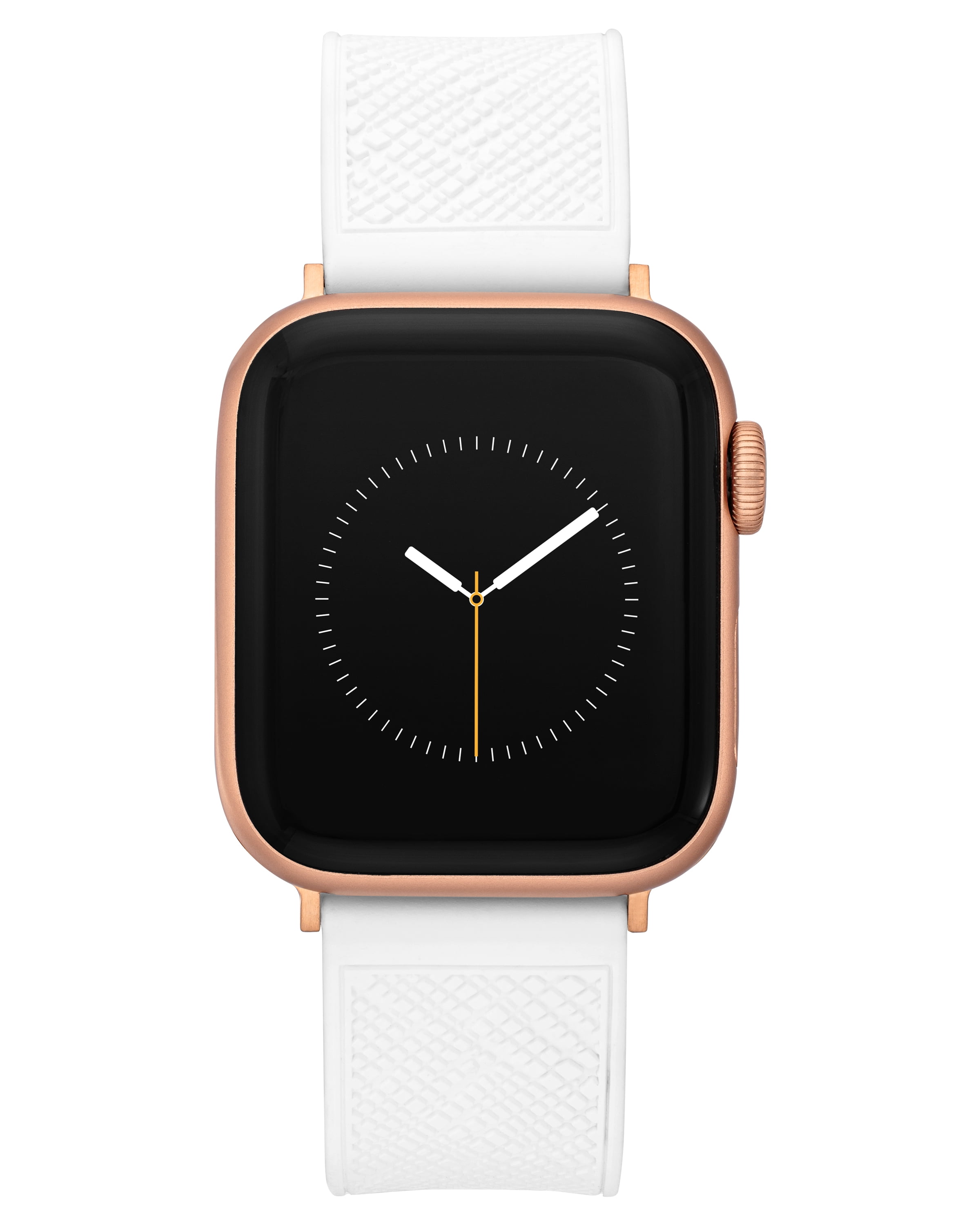 WITHit White & Teal Saffiano Pattern Silicone Band for 38/40/41mm Apple Watch