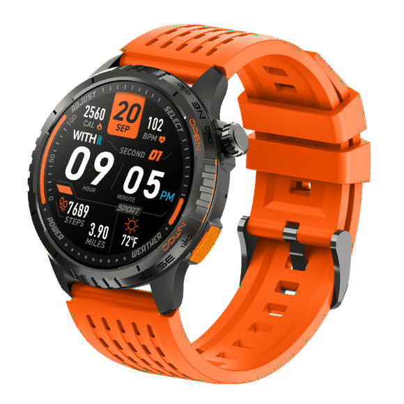 WITHit Zetta Series Smartwatch, 1.43" Full Touch Amoled Screen, Unisex