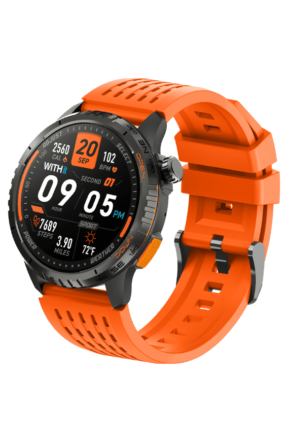 Zetta Series Smartwatch, 1.43" Full Touch Amoled Screen, Unisex