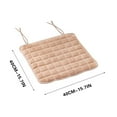 thumbnail image 1 of WITYUKE Comfortable Flannel Seat Cushion for Chairs, 40x40cm Non Slip Chair Pad, Plush Dining and Office Cushion, Soft Back Support for Student and Sedentary Worker, Machine Washable Home Mat, 1 of 4
