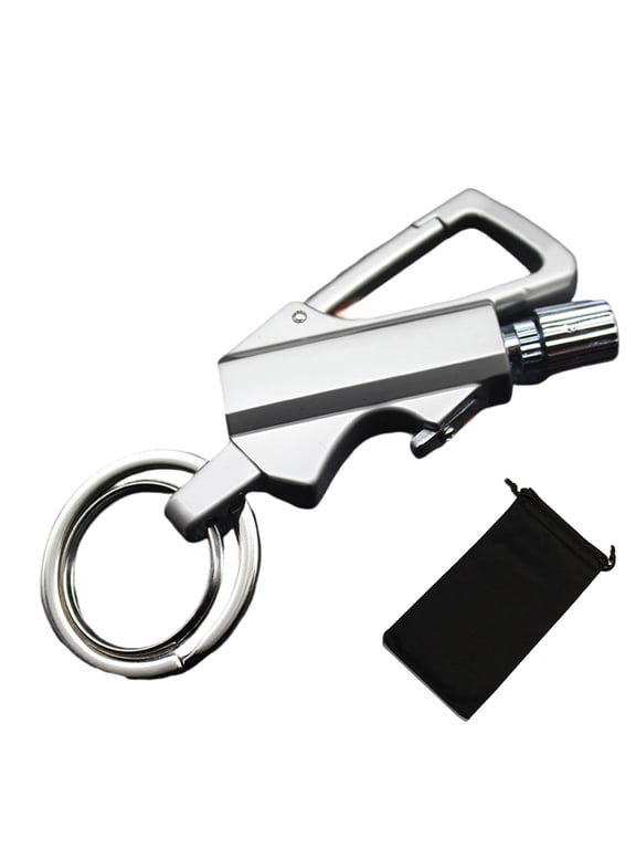 Multifunctional Match Kerosene Lighter Keychain, Outdoor Portable Bottle Opener, Eternal Flame Fire Starter, 6ml Liquid Fuel Capacity for Camping and Hiking Gear