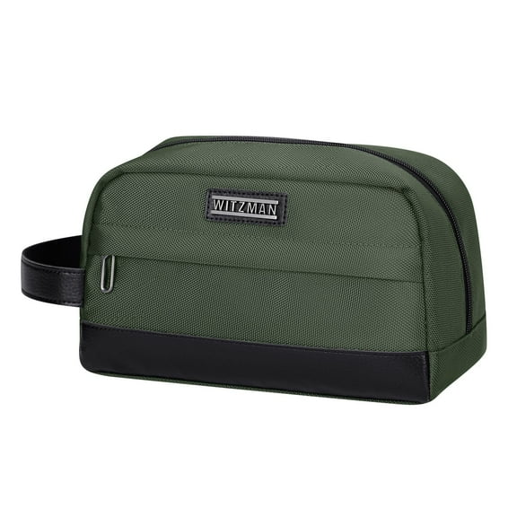 WITZMAN Toiletry Bag for Men Women Lightweight Hanging Travel Bathroom Bag Water-Resistant Dopp Kit Shaving Bag Cosmetic Bag(B692 Army Green)