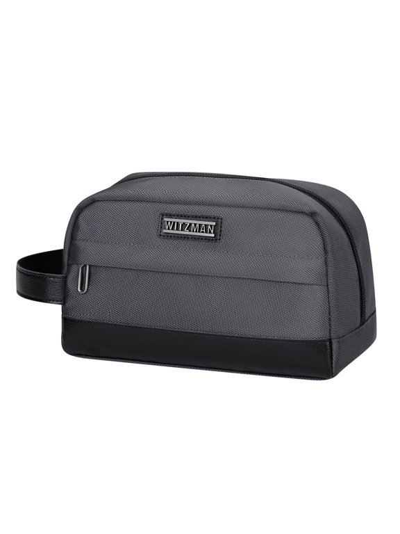 Toiletry Bag for Men Women Lightweight Hanging Travel Bathroom Bag Water-Resistant Dopp Kit Shaving Bag Cosmetic Bag(B692 Silvery Grey)