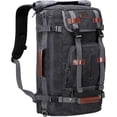 thumbnail image 1 of WITZMAN Travel Backpack for Men Large Canvas Backpack Luggage Carry on Duffel Bag A519-1 Black, 1 of 9