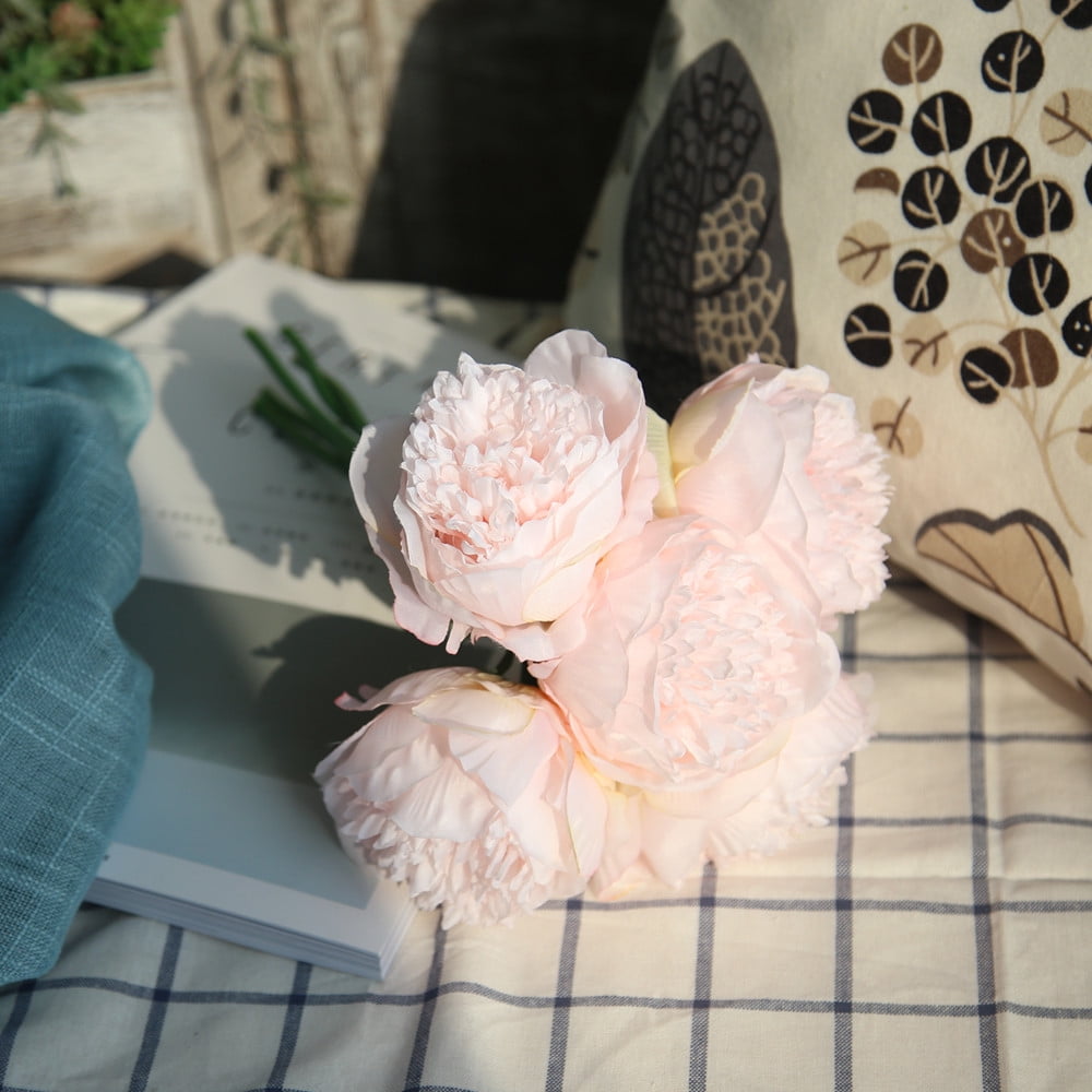 WIURAY Artificial Flowers For Decoration Artificial Silk Fake Flowers