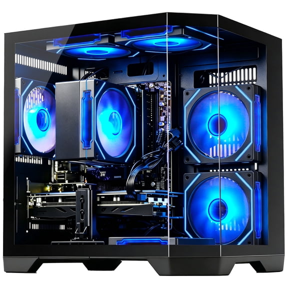 WIWB Gaming Desktop PC, Ryzen 7 4700LE, GeForce RTX 3050 8GB, 16GB DDR4 RAM, 512GB SSD, A520
