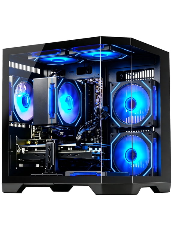 Gaming Desktop PC, Ryzen 7 4700LE, GeForce RTX 3050 8GB, 16GB DDR4 RAM, 512GB SSD, A520