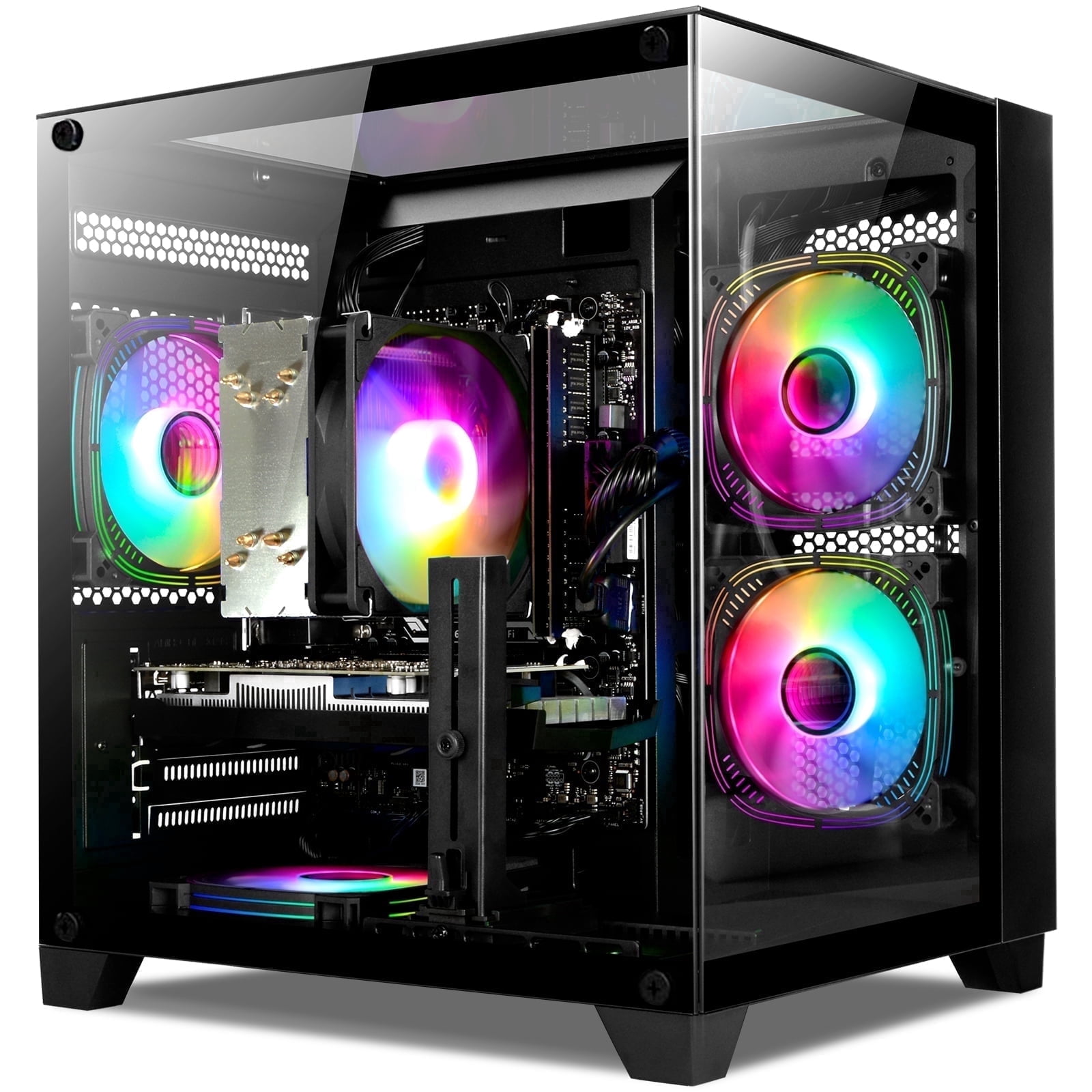 WIWB, Gaming PC Desktop, Ryzen 7 5700X, RTX 5060 8GB, 16GB DDR4