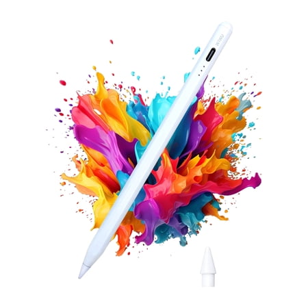 Wiwu Stylus Pen for iPad, No Lag Tilt Sensitivity Bluetooth Fast Charge Magnetic Compatible with iPad Pro/Air/Mini