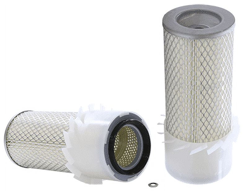 Heavy Duty White Metal and Cellulose Air Filter with Fin