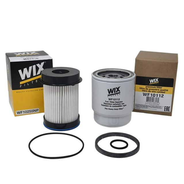 WIX Filter Kit for Dodge/Ram 6.7L Diesel Fuel Filter & Fuel/Water Sep