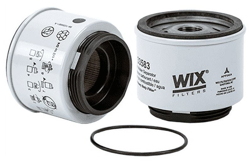 フユ專用 32oz + 20oz WIX Gas Filter Fuel/Water Separator 33583 with Enhanced Cellulose