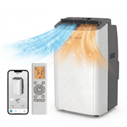 WIYTAMO 9500 BTU 14,000 ASHRAE 115V Smart Portable Air Conditioner with Remote, Covers up to 450 Sq. Ft.