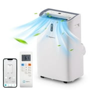 WIYTAMO 14000 BTU Portable Air Conditioners, 4-in-1 Portable AC Unit with Heating, Wifi Enabled, Remote Control, Auto Swing, for Rooms up to 700 Sq.ft (9500 BTU SACC)