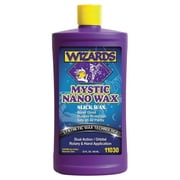 WIZARDS Mystic Nano Wax & Polish   Extreme Gloss, Slickness & Long-Lasting Protection for All Paint Types   Professional Synthetic Nano Wax Formula for Cars, Trucks, Motorcycles & More 32 oz.