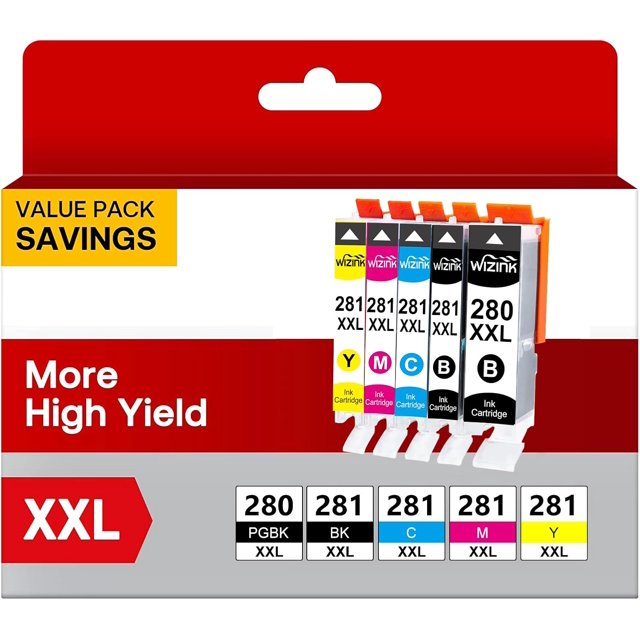 WIZINK Ink Cartridge Replacement for Canon 280XXL 281XXL