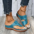 thumbnail image 1 of WIZUTIZ Bedroom Slippers Women Comfortable Retro Womens Summer Sandals Soft EVA Slide Sandals Platform Heels Wedge Sandals Shower Shoes Beach Slippers Outdoor Yoga Mat Slip on Sandals for Ladies, 1 of 6