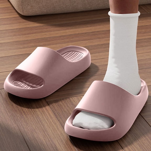 WIZUTIZ Bedroom Slippers Women Vintage Comfort Women's Slide Sandals Summer EVA Soft Slides Slippers Beach Slippers Indoor Breathable with Arch Support Slippers for Older Women Birthday Gifts