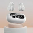 thumbnail image 1 of WIZUTIZ Bone Conduction Bluetooth Earphones Clip Style Non In Ear Digital Display Sports Long Battery Stereo Surround Sound Comfortable Fit, 1 of 5