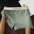 thumbnail image 1 of WIZUTIZ Breathable Boxers for Men Color Block Lounge Daily Wear Underpants Soft Stretch Elastic Waist Mid Rise Underwear, 1 of 3