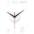 thumbnail image 1 of WIZUTIZ Clock Wall 20inches Arabis English Letters Art Decor Frameless Wall Mount Clock Not Easy to Drop Analog Mute Round Clocks for Living Room Office Classroom Silver, 1 of 4