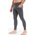 thumbnail image 1 of WIZUTIZ Compression Pants for Men High Waisted Athletic Leggings Stretch Base Layer Cycling Tights with Side Pocket, 1 of 5
