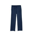 thumbnail image 1 of WIZUTIZ Dress Pants for Women Oversized Leisure Loose Wide Leg Trousers Spandex Elastic High Rise Full Length Summer Pants Solid Drawstring with Pockets Trousers for Lady Fitness Beach Blue, 1 of 2