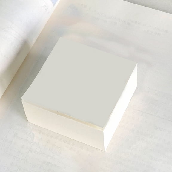 WIZUTIZ Extra Thick Tearable Note Book 400 Sheets Square Blank Prompt Pad for Drafting Memo List Sketching Home Office Travel Portable Notebook