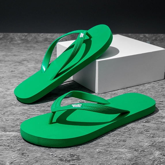 WIZUTIZ Flip Flops Men Women Summer Sandals Flat Soft Bottom Lightweight Beach Pool Everyday Basic Thong Sandal Toe Flip Flops Shoes