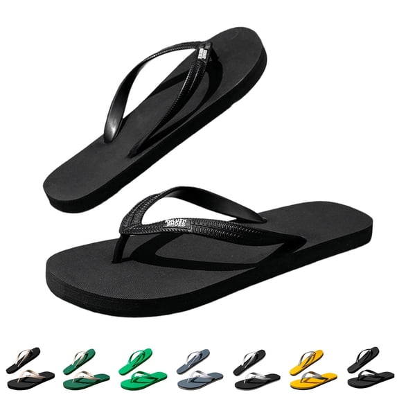WIZUTIZ Flip Flops Men Women Summer Sandals Flat Soft Bottom Lightweight Beach Pool Everyday Basic Thong Sandal Toe Flip Flops Shoes