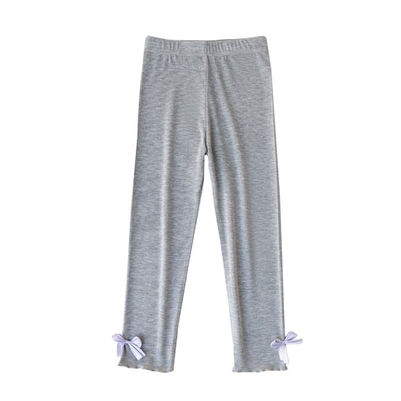 WIZUTIZ Girls Pants Size 8 Summer Thin Childrens Leggings Korean Version Girls Leggings Bow Childrens Pants Lightweight Breathable Childrens Pants up to 45% Off