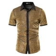 thumbnail image 1 of WIZUTIZ Golf Shirts for Men, Men's Top Shirt Slim Short Sleeved Lapel Casual Sports Bottom Shirt T-shirt Top Online Shopping, 1 of 7