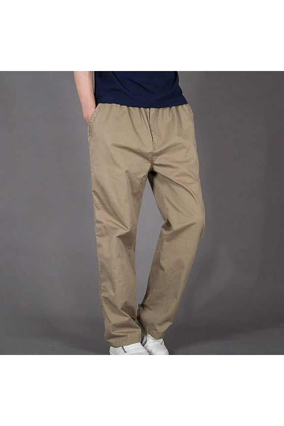Lightweight Cargo Pants for Men Casual Jogging Military Work Trousers Gym Hunting Stretch Chino Pants with Pockets