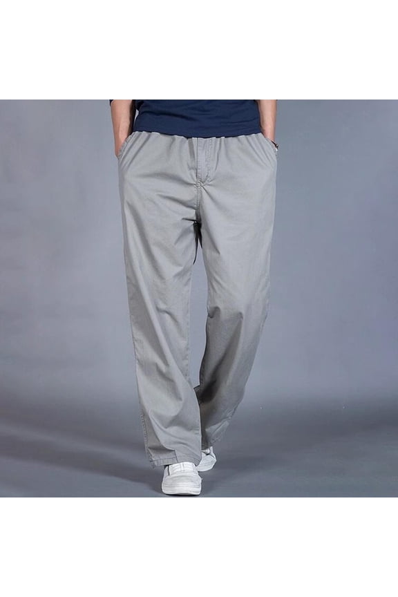 Lightweight Cargo Pants for Men Casual Jogging Military Work Trousers Gym Hunting Stretch Chino Pants with Pockets