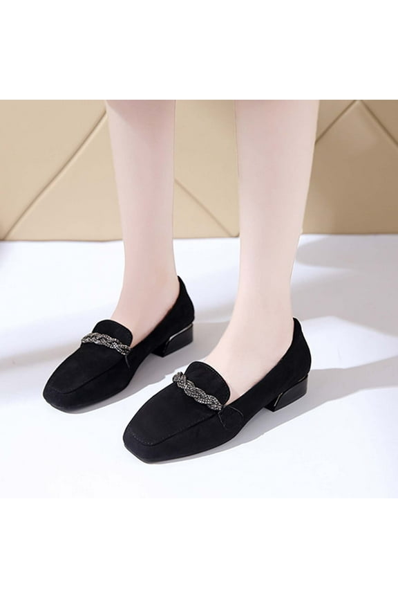 Low Heel Sandals for Women Womens Sandals Hiking Comfortable Stretchy Jeweled Sandals Pull-On Round Toe Shoes Mid Heel (2"-3") Wide Solid Sandals for Ladies Anniversary Up to 60% Off Black