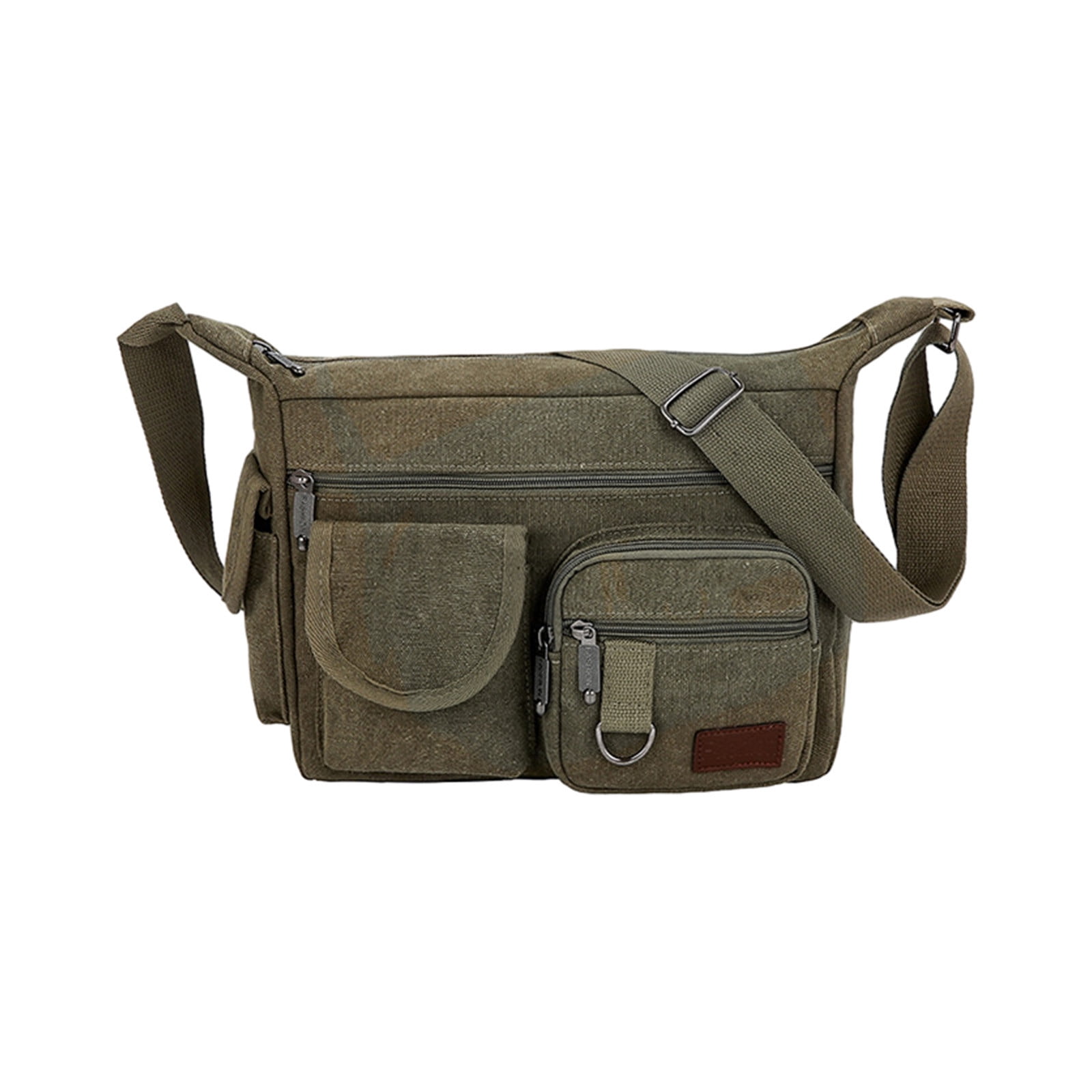 Wizzard men’s messenger bag WIZUTIZ Men's Crossbody Bag Shoulder Bag Canvas Outdoor Daily