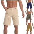 thumbnail image 1 of WIZUTIZ Men's Hiking Shorts with 5 Pockets, Golf Shorts Men 7 Inch Inseam Quick Dry Breathable, 1 of 5