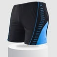 thumbnail image 1 of WIZUTIZ Men's Quick-Dry Swimwear Stretch Swimsuits Solid Basic Long Swim Sport Swim Trunks Board Shorts Beach Holiday Outfits, 1 of 3