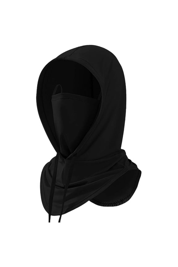 Men's Sun Protection Hat UPF 50+ Full Face Cover Detachable Mask Ice Silk Summer Lightweight Breathable Hat