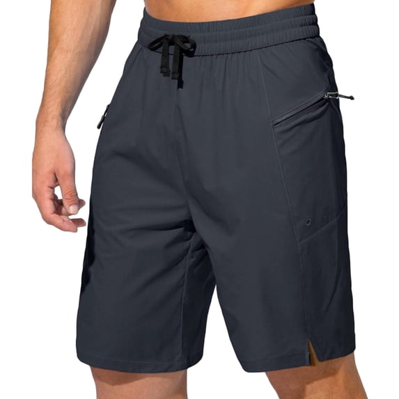 WIZUTIZ Men's Swim Trunks Quick Dry Board Shorts with Zipper Pockets Beach Shorts Bathing Suits for Men - No Mesh Liner