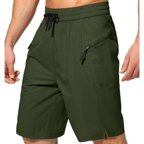 WIZUTIZ Men's Swim Trunks Quick Dry Board Shorts with Zipper Pockets Beach Shorts Bathing Suits for Men - No Mesh Liner