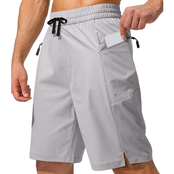 WIZUTIZ Men's Swim Trunks Quick Dry Board Shorts with Zipper Pockets Beach Shorts Bathing Suits for Men - No Mesh Liner