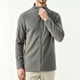 thumbnail image 1 of WIZUTIZ Men's Thermal Stand Collar Zip Up Sweatshirt Soft Fleece Lined Relaxed Fit Casual Winter Top, 1 of 7