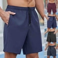 thumbnail image 1 of WIZUTIZ Men's Workout Running Shorts 7 Inch Lightweight Athletic with Zipper Pockets No Liner Quick-Dry Gym Active Shorts, 1 of 5