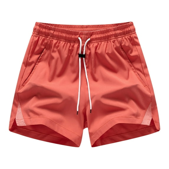 WIZUTIZ Men's Workout Running Shorts Quick Dry 5" Active Gym Short with Pockets Lightweight Breathable Athletic Shorts